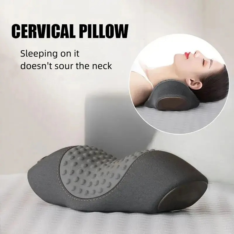 Neck Traction Pillow - Neck Massage Pillow Electric Massage Hot