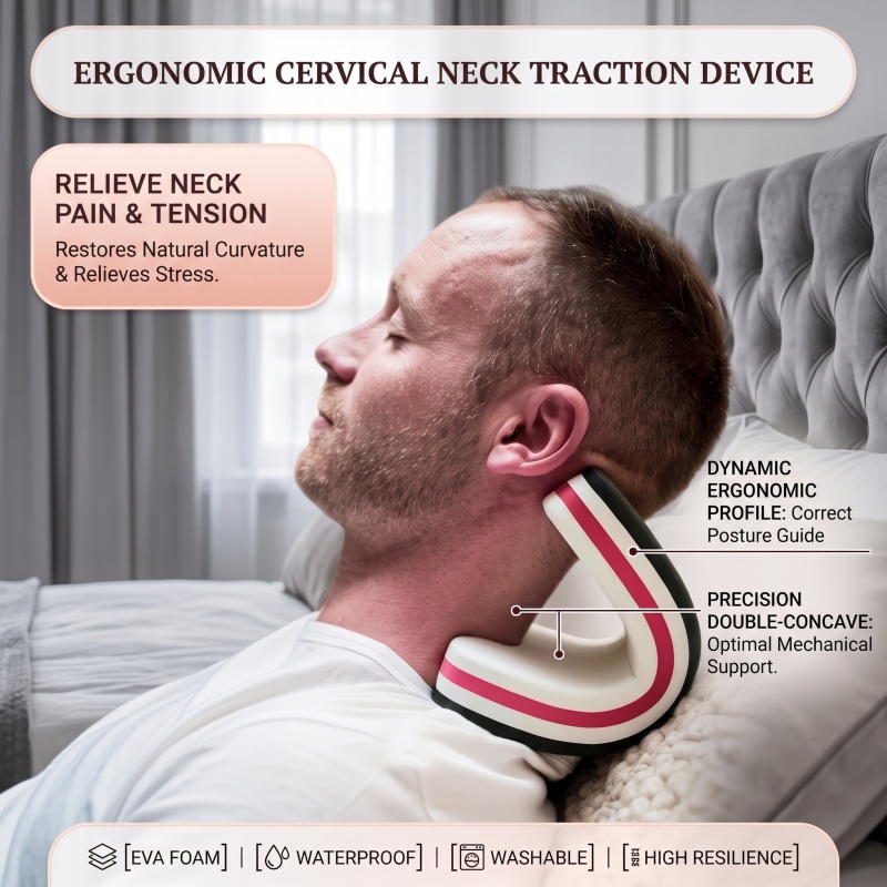 New Design Neck and Shoulder R - Neck Traction Pillow 评论和价格