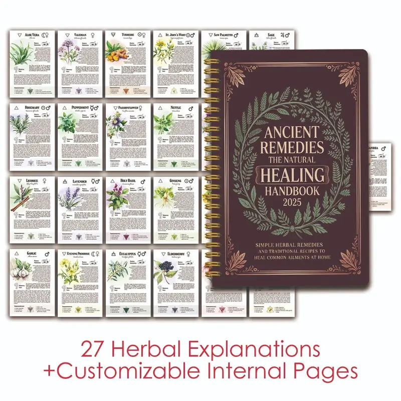Natural Remedies Handbook with - Health & Wellness Rehab 评论和价格