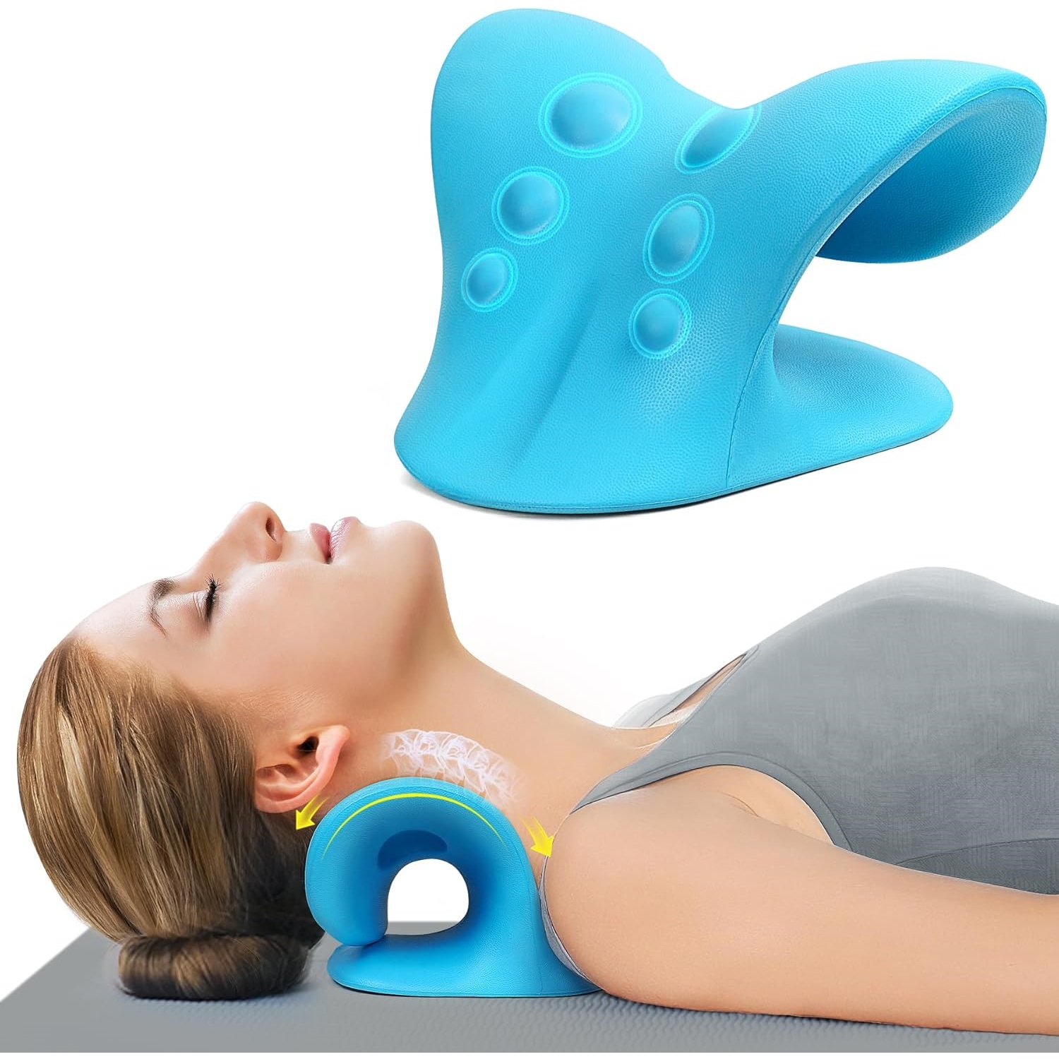 Neck Stretcher for Pain Relief - Neck Traction Pillow 评论和价格