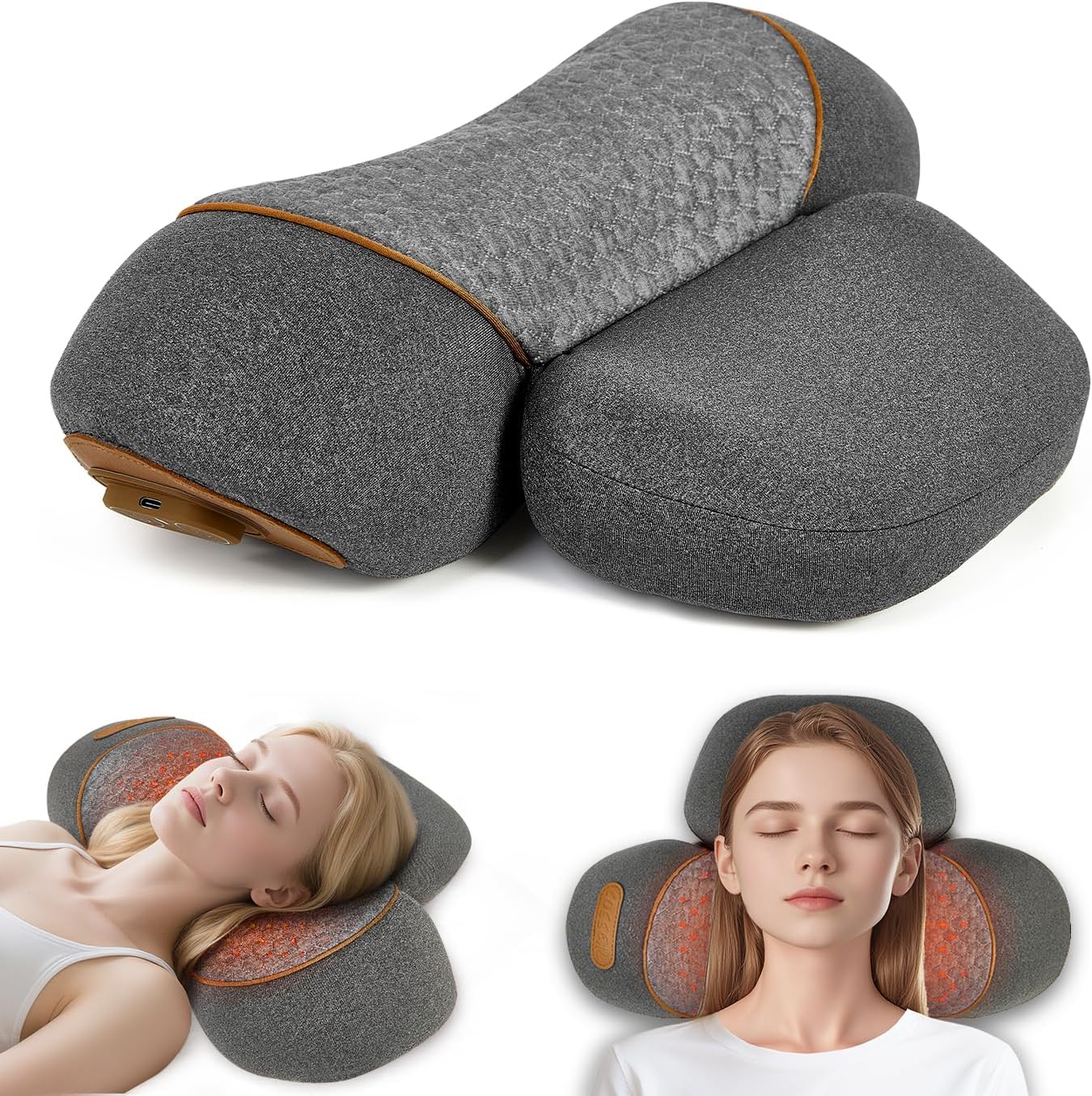 3-in-1 Neck Massager Pillow wi - Neck Traction Pillow 评论和价格