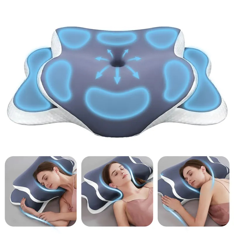Memory Foam Pillow Cervical Pi - Neck Traction Pillow 评论和价格