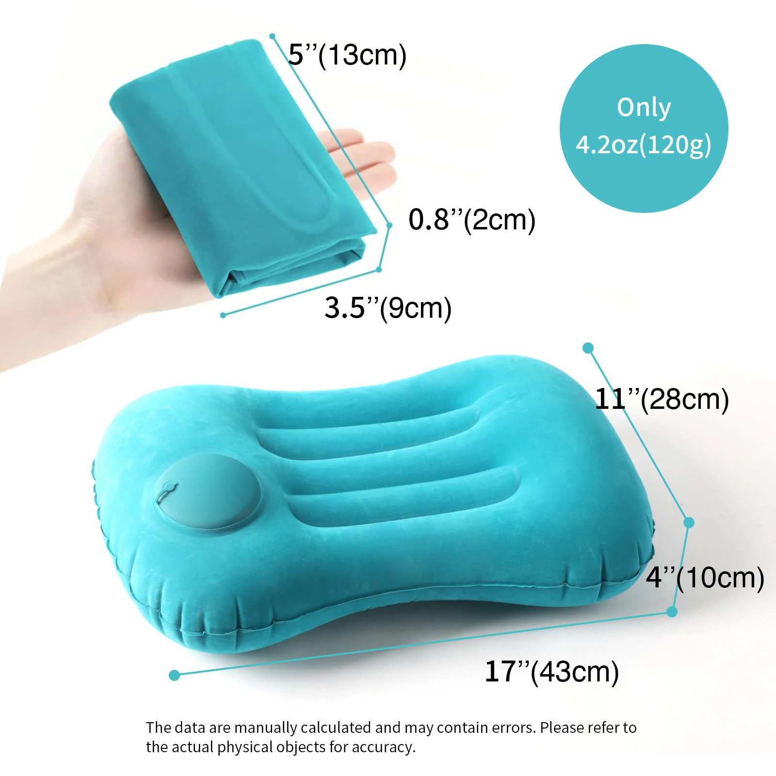 Portable Comfortable Inflatabl - Neck Traction Pillow 评论和价格