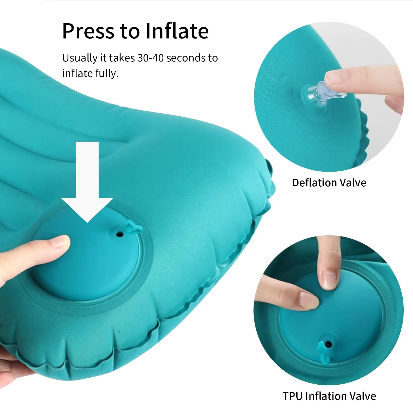 Portable Comfortable Inflatabl - Neck Traction Pillow 评论和价格