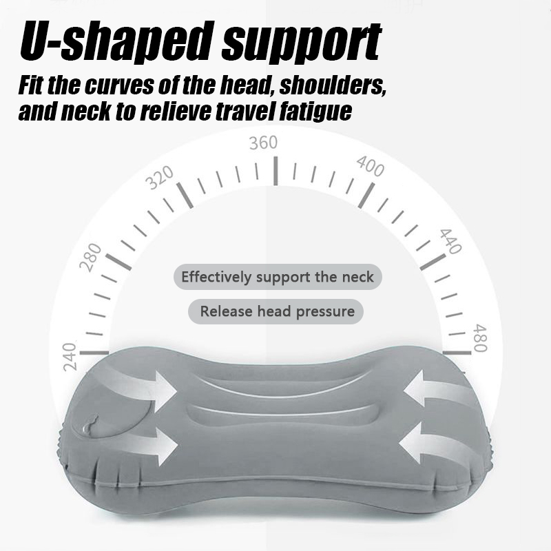 Camping Inflatable Pillow Port - Neck Traction Pillow 评论和价格