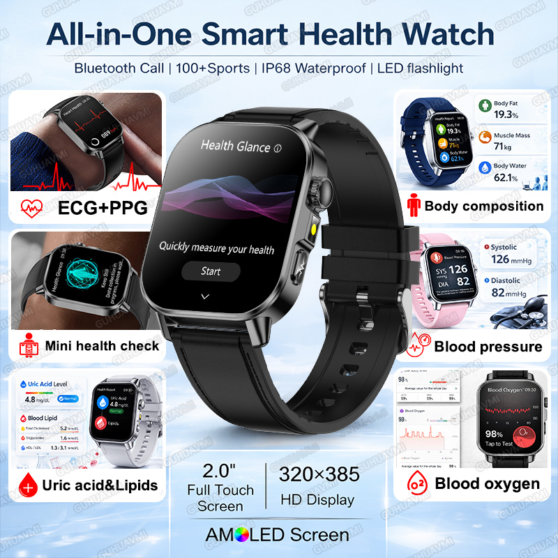 2026 Ultra AI Wellness ECG+PPG - Health Wellness Definition 评论和价格
